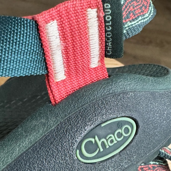 Chaco ZCloud Sandals Woman's 8 Tri-Opal Strappy Adjustable J106596 - Picture 7 of 9